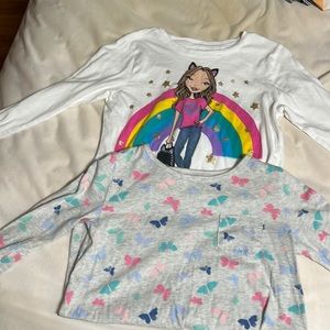 Long sleeve girls shorts size 8
